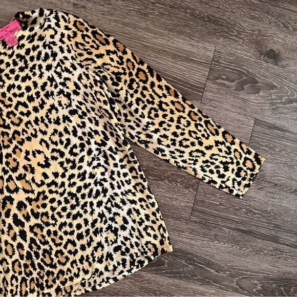 Ancora by Mary Ann Restivo Silk Leopard Blouse - Picture 4 of 6